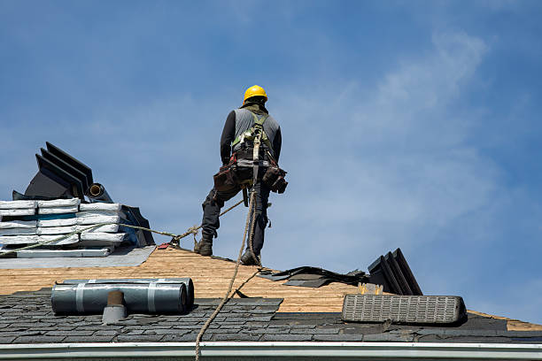 Professional Roofing technician working in Barrington, NJ